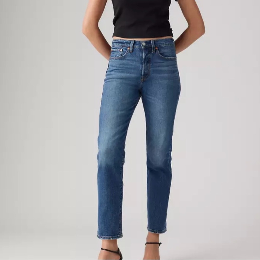 Levi’s Wedgie straight ankle jeans